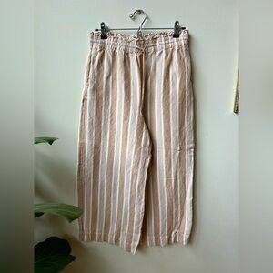 High Waisted Wide Leg Tan Pants by Madewell